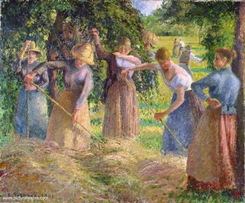 Ernte in Éragny