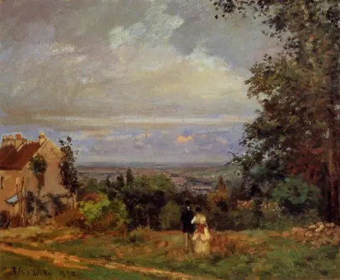 Landschaft in der Nähe von Louveciennes