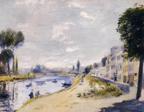Bredden av Seinen