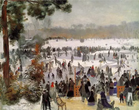 Skatere i Bois de Boulogne