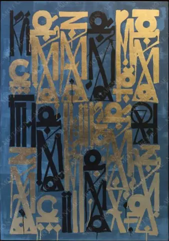 Blau und Gold
