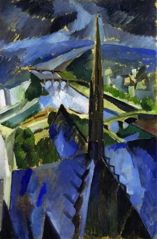 Шпиль Нотр-Дама. Около 1909-1910 гг.