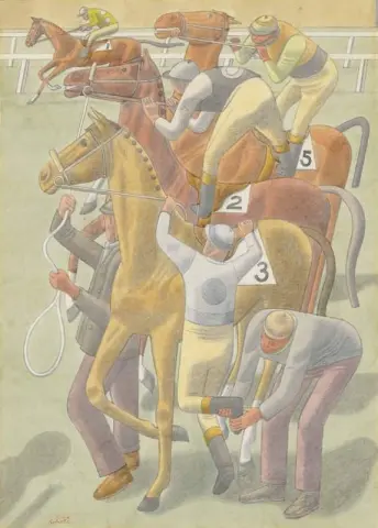 Jockey S Mounting Ca. 1949
