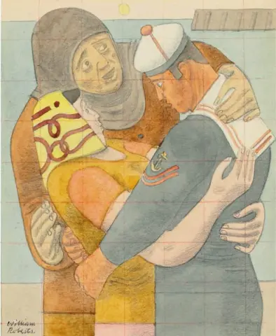 Study For The Sailor S Return Ca. 1948