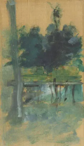 צמחיית תחתית בביצות מלארום בערך 1883