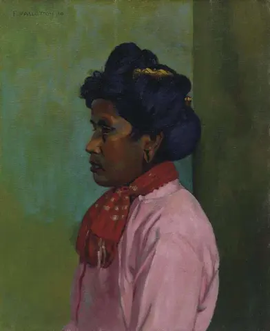 Negresse Au Corsage Rose 1910