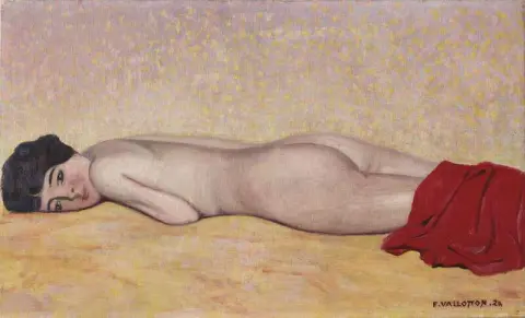 Nu A Plat Ventre Sur Le Sable 1924