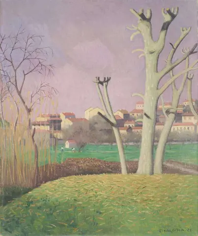 Platanes Ebranches Cagnes 1921