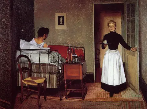 The Sick Girl 1892