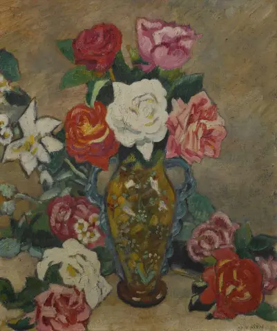 玫瑰花束，约 1908 年