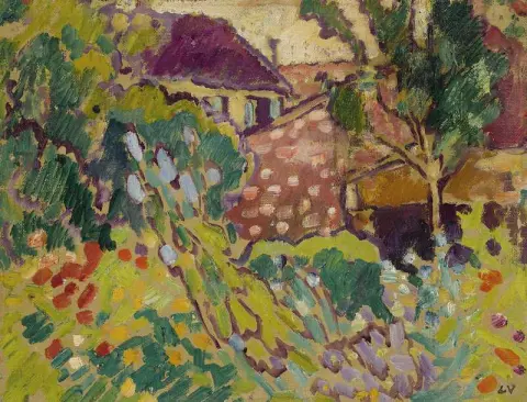 舒瓦塞尔花园，约 1930 年