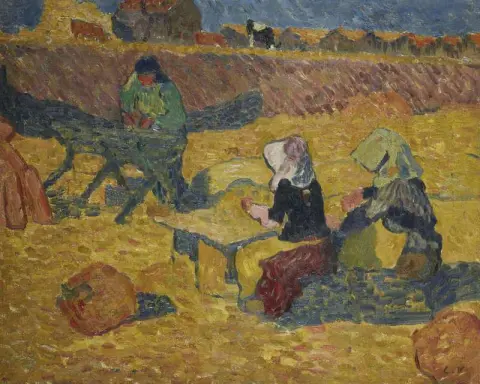 Les Ecailleres D Hu Tres 位于阿卡雄，约 1896 年
