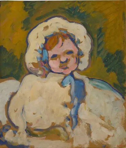 Jean Bebe 的头像，约 1908 年