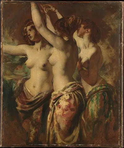 《美惠三女神》（1830）