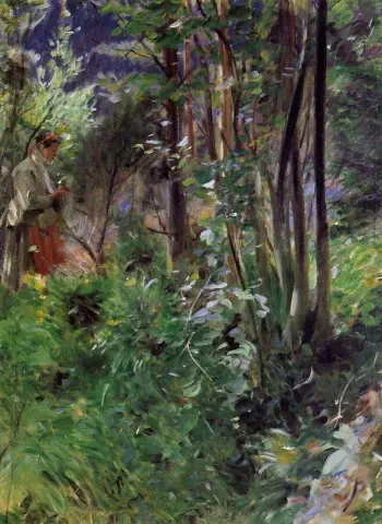 森林里的女人 1907