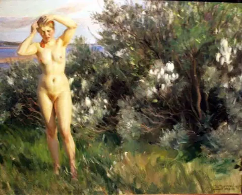 У озера Сильян 1905 г.