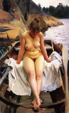 В весельной лодке Werner S