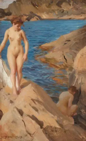 来自群岛的两个裸体研究