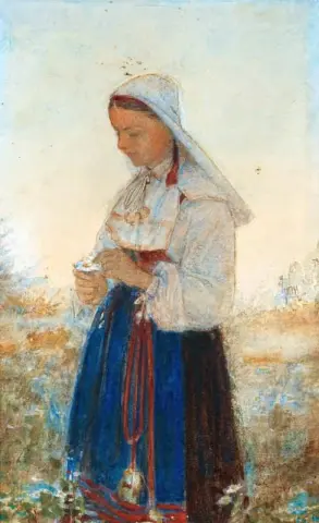 Молодая женщина в костюме Орса